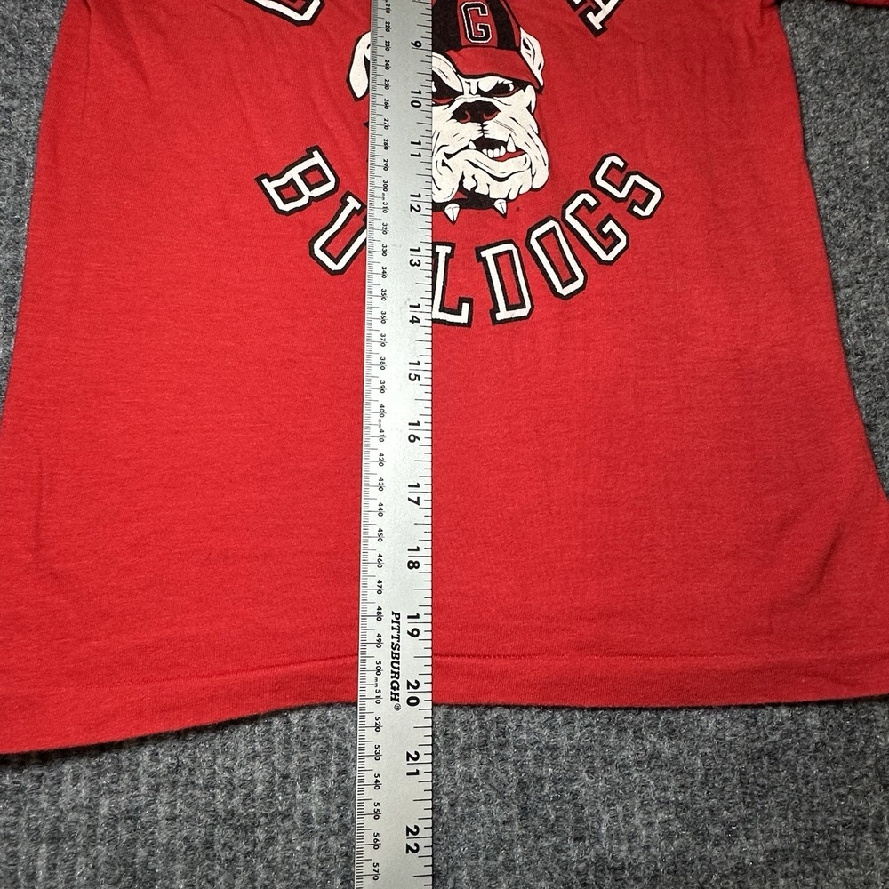 Vintage 80s Georgia Bulldogs "UGA"‎ Youth Tshirt Size M 10/12  Ebert Sportswear - Picture 5 of 6